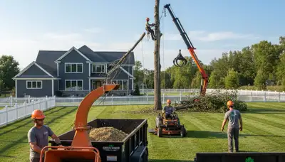 Professional lawn care and tree removal service in Richmond, VA by Chop Chop Tree experts