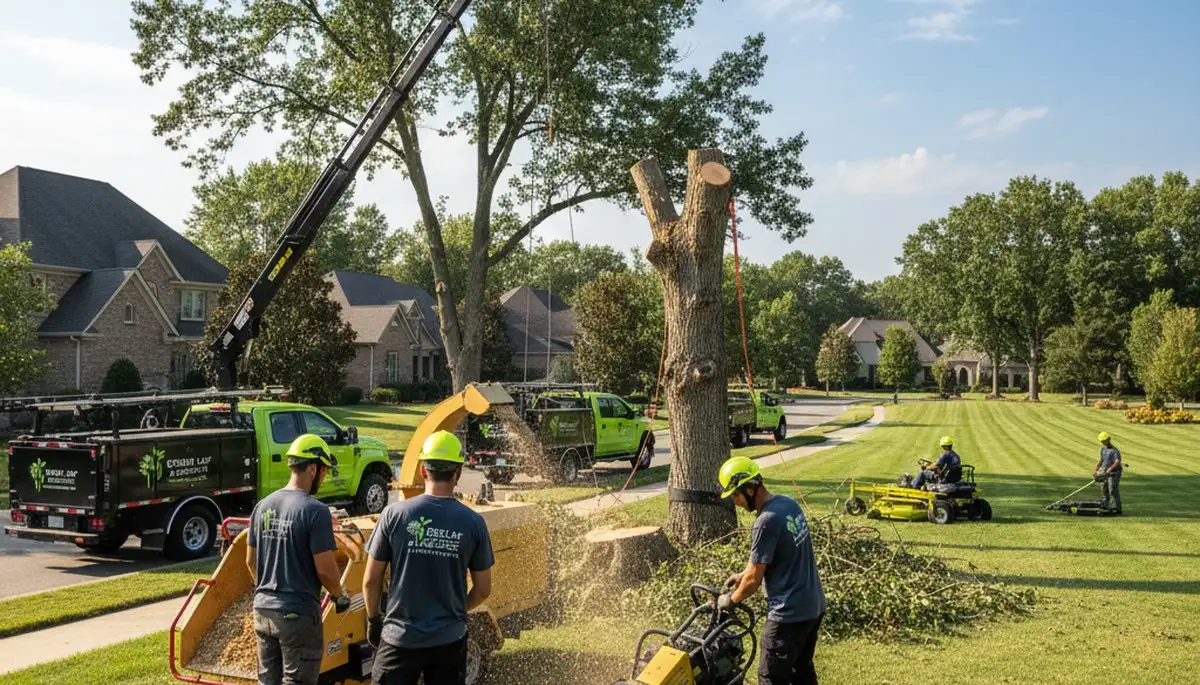 Professional lawn care and tree removal service in Richmond, VA by Chop Chop Tree experts