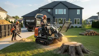 Professional stump removal service in Richmond, VA clearing tree roots and stumps safely
